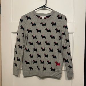 Scottie dog sweater